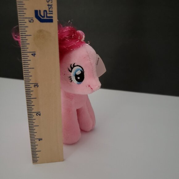 3 pc TY Sparkle BEANIE BABIES MY LITTLE PONY PINKIE PIE Backpack Clip - Picture 11 of 12